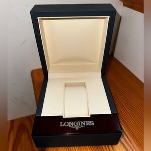 SOLD Longines Blue and Cream Watch Box